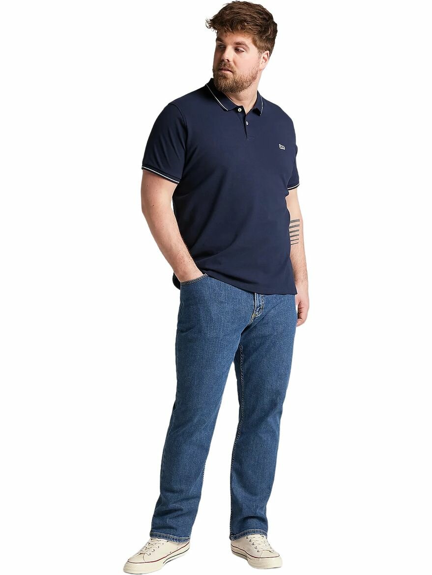 Поло Lee Men Pique Polo, размер XL, темно-синий — фото 1