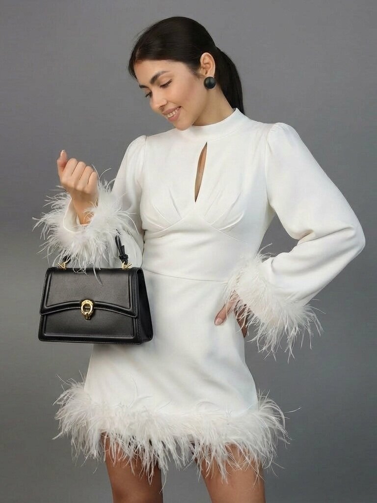 Сумка кросс-боди Evangelina May, фактура гладкая, черная — фото 1