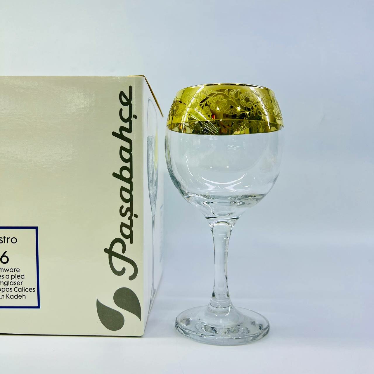 Бокал гусь лукьянова "бистро" 44411-Нежность 290мл 6шт 6х8