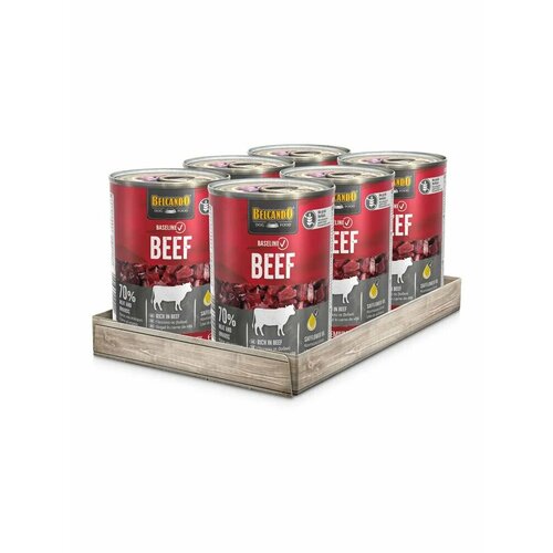 фото Консервы белькандо говядина / belcando rich in beef. набор 6 банок по 800 г.