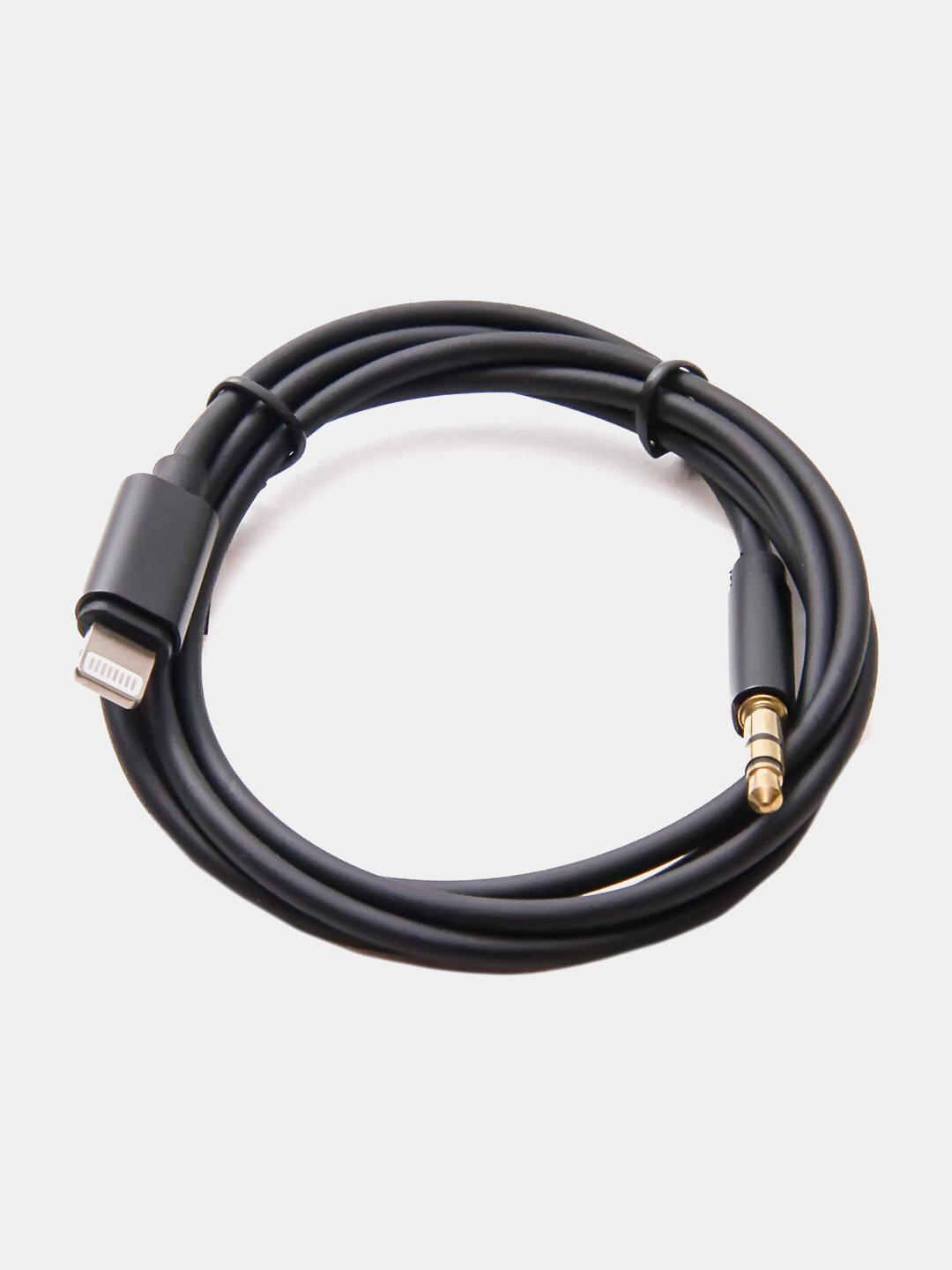 Аудио кабель, адаптер Lightning на 3,5 мм AUX, для iPhone, iPad — фото 1