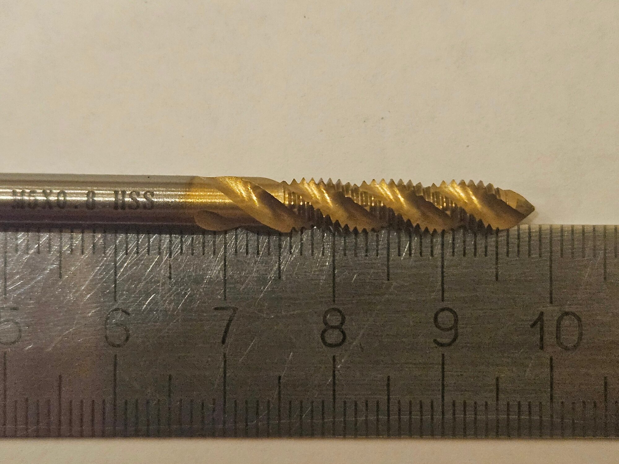 Метчик машинный винтовой М5х0,8 — фото 1