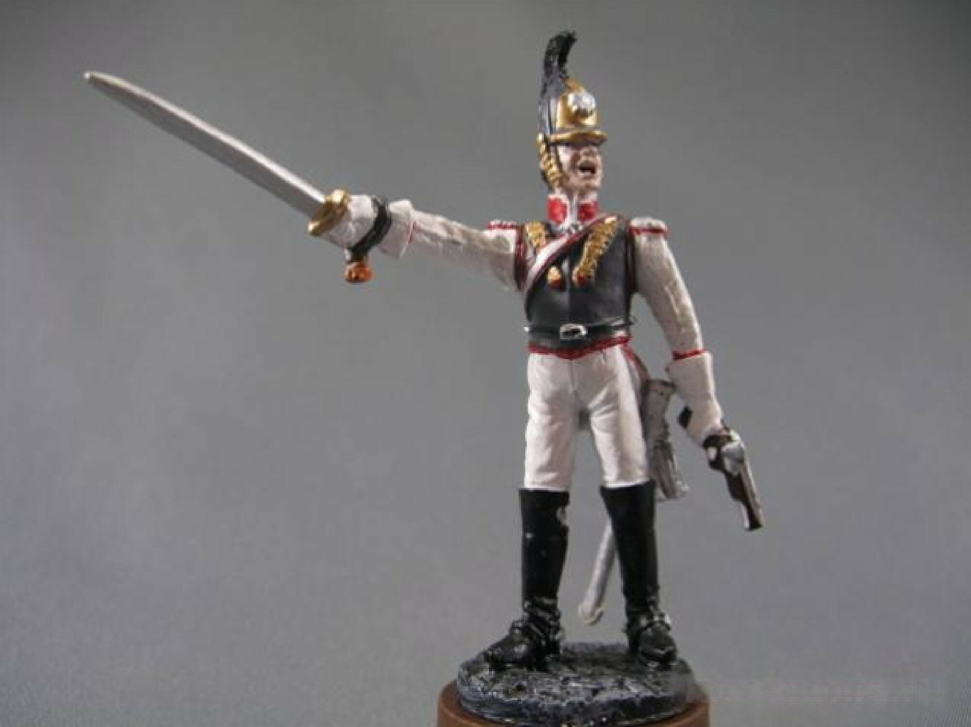 Оловянный солдатик Офицер Лейб-Кирасирского Ее Величества полка, 1812 г.