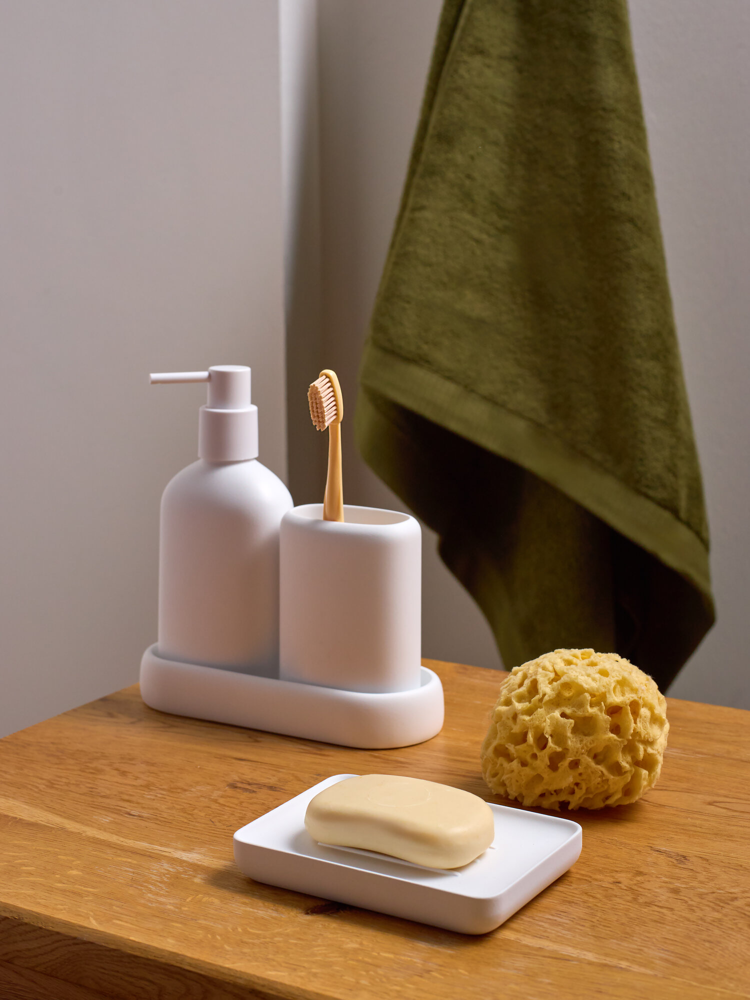 Мыльница Slim белая Bergenson Bjorn Bath BB0001006 — фото 1