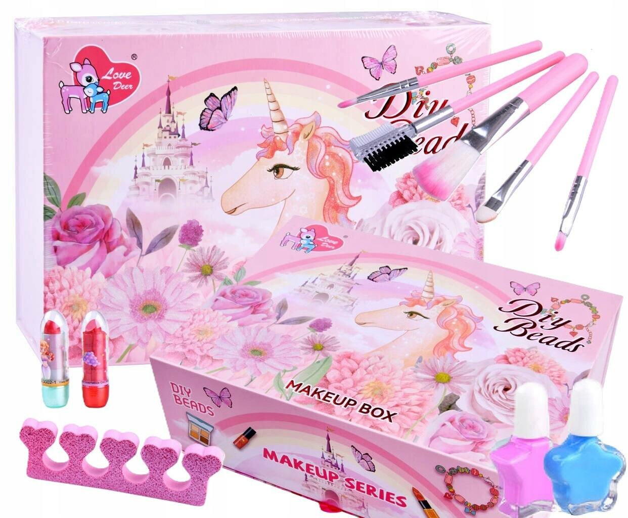 Детская косметика набор, детские тени, лаки, блеск , DIY BEADS