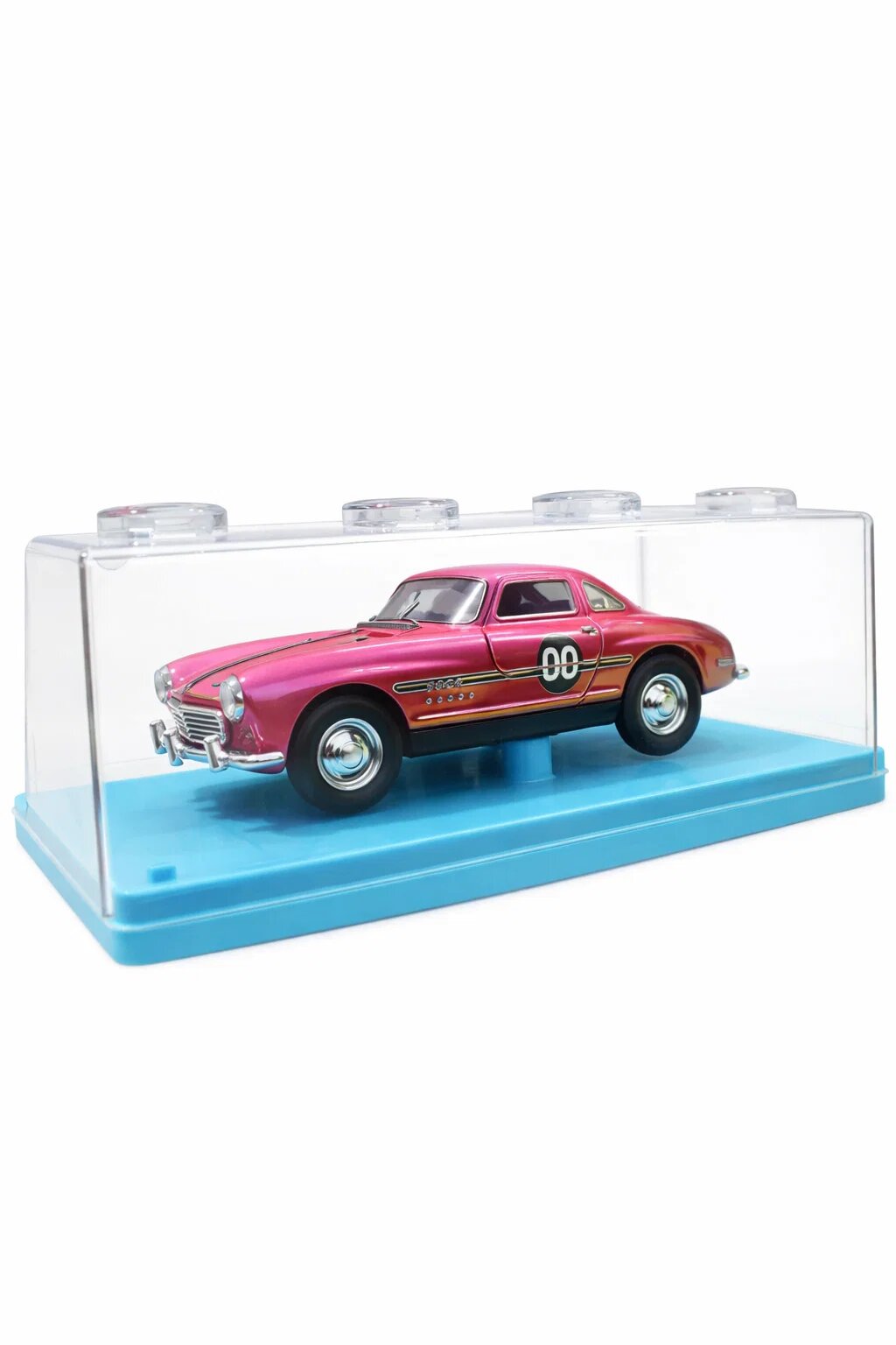 Машинка Mercedes-Benz "300SL в прозрачном пластиковом футляре red