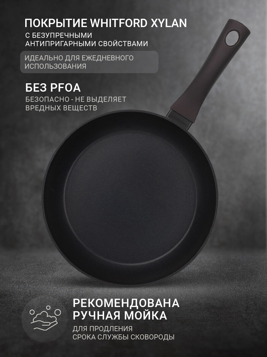 Сковорода TalleR TR-44096 Аспайр 22 см, из кованого алюминия с антипригарным покрытием — фото 1