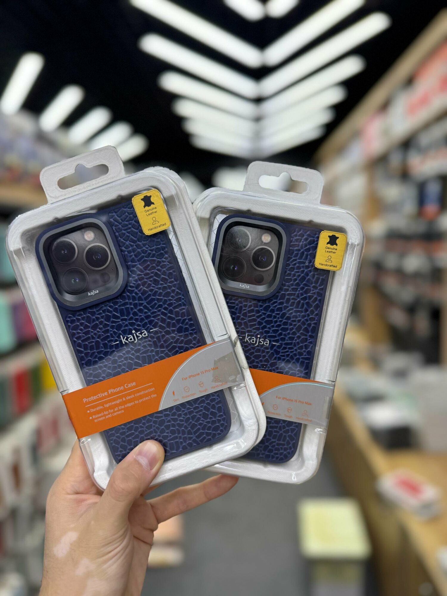 Чехол KAJSA противоударный для iPhone 15 Pro, защитный бампер, стильный дизайн, разноцветный