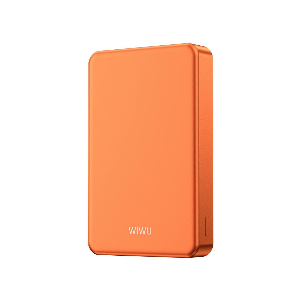 WiWU Ultra Thin Magnetic Power Bank P15-1 10000 mAh — магнитный пауэрбанк, 15W беспроводная зарядка, до 22.5W, CCC