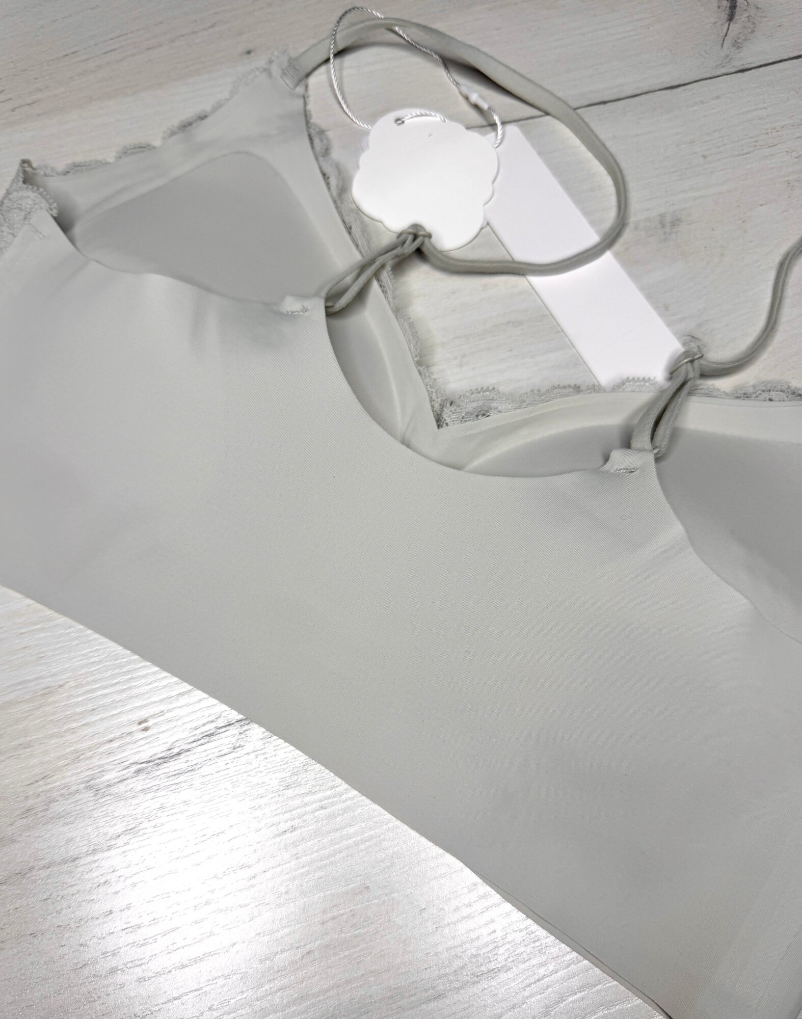 Бюстгальтер INK черный, серый, 1 шт., размер M, светло-серый — фото 1