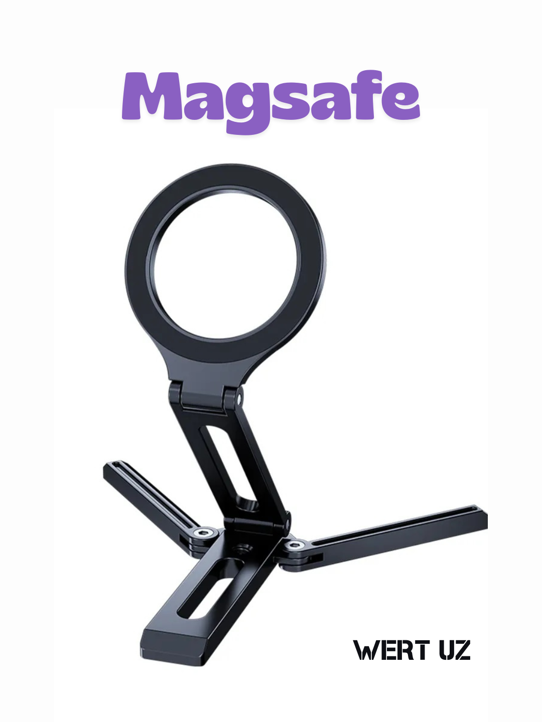 Держатель для телефона магнитный, складной, настольный, трипод