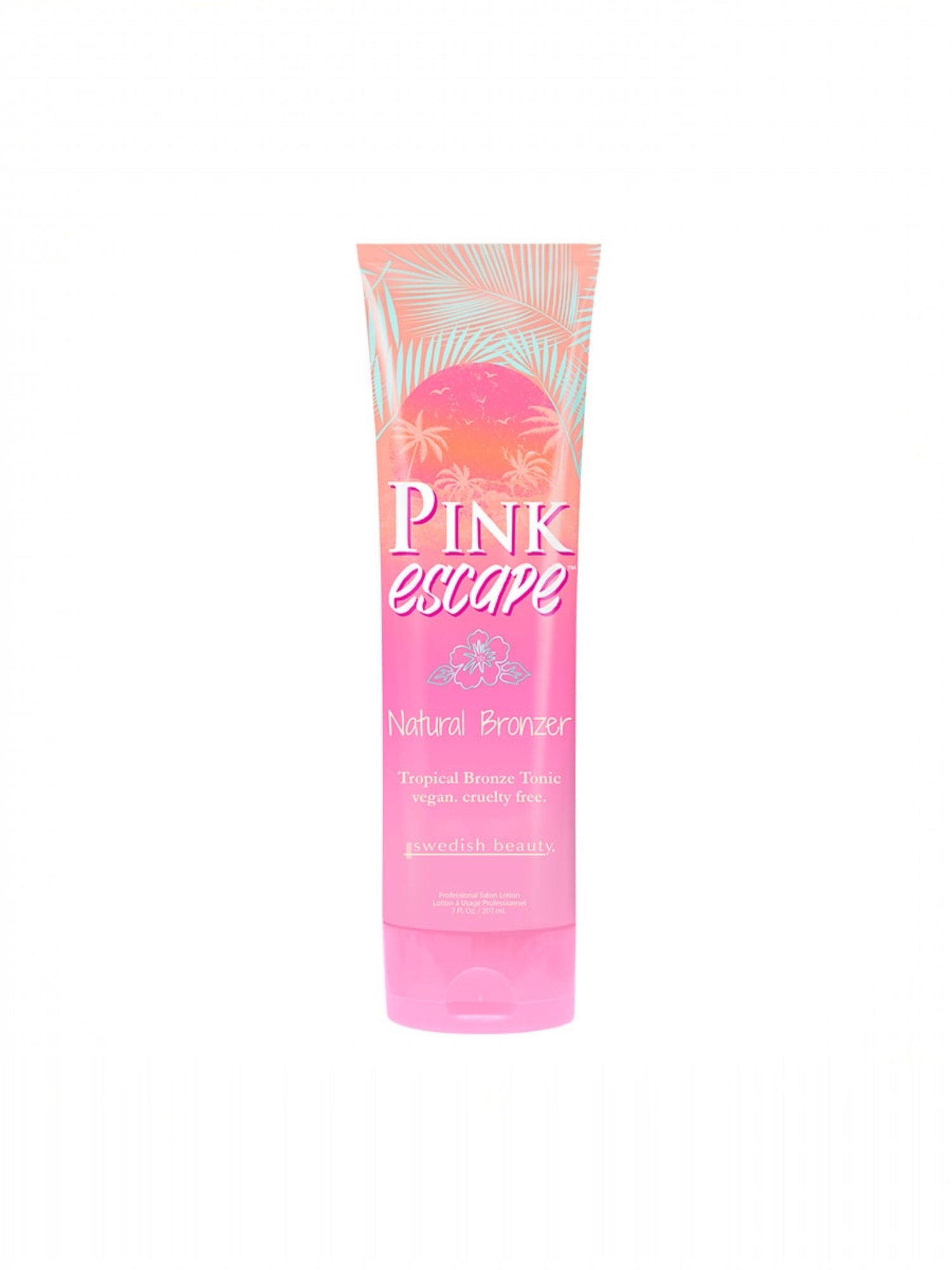 Крем Swedish Beauty "Pink Escape" для загара, гипоаллергенный, веганский, без красителей и спирта, 207 мл