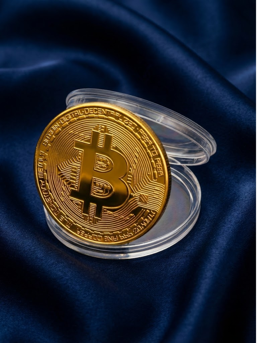 Сувенирная монета с дизайном Bitcoin – подарок для коллекции и криптофанов