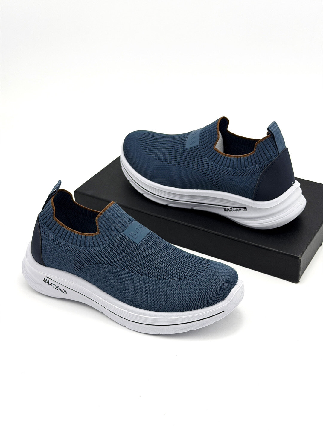 Слипоны , размер 40, голубой — фото 1