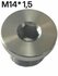 Заглушка М14*1,5 нержавеющая сталь
