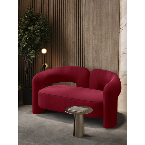 фото Диван дизайнерский azzurro, велюр dream berry 140 см. прямой germary home