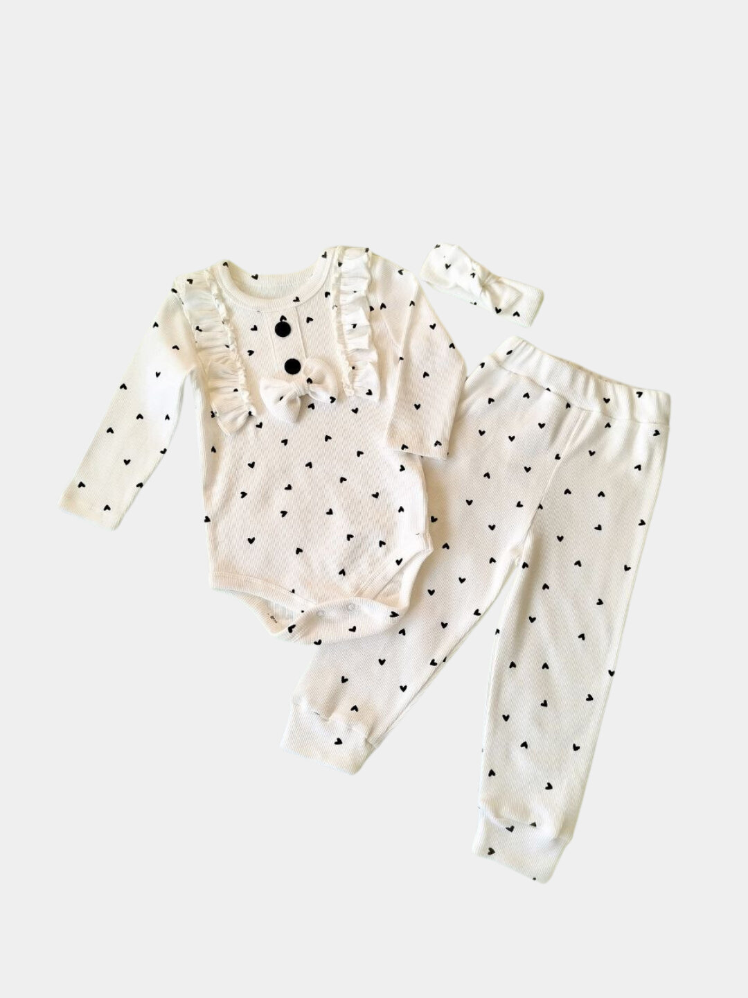 Боди, комплект из 2 шт., размер 62, белый — фото 1