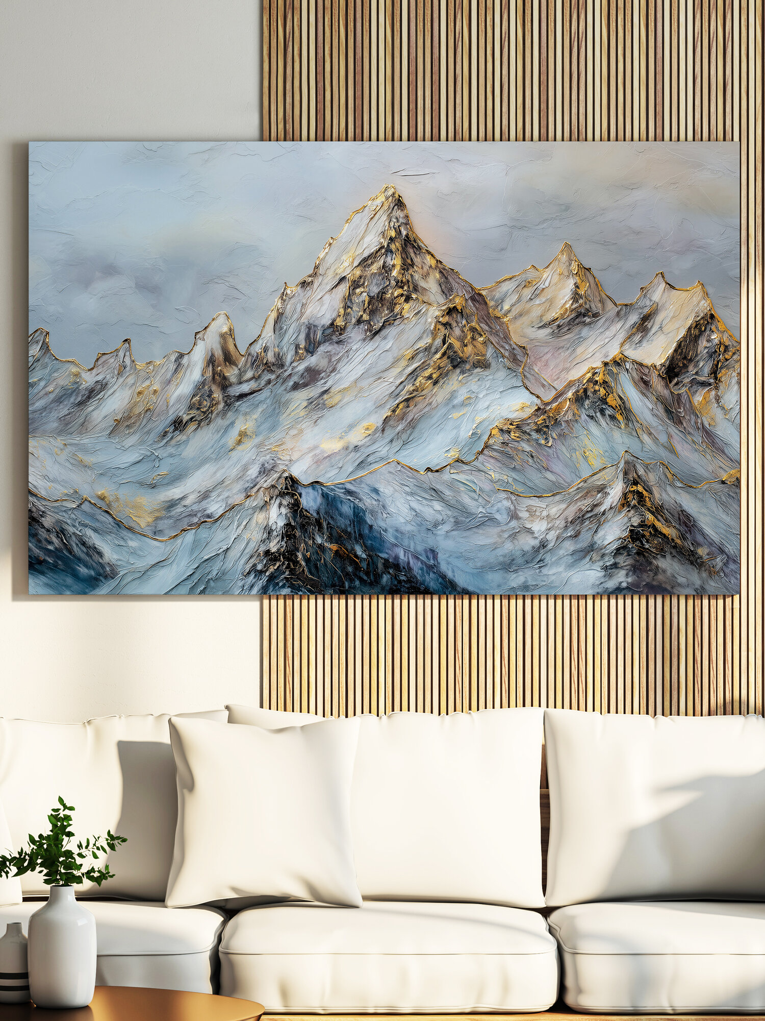 Картина интерьерная Postermarket "Горы" на холсте, 70x110 см