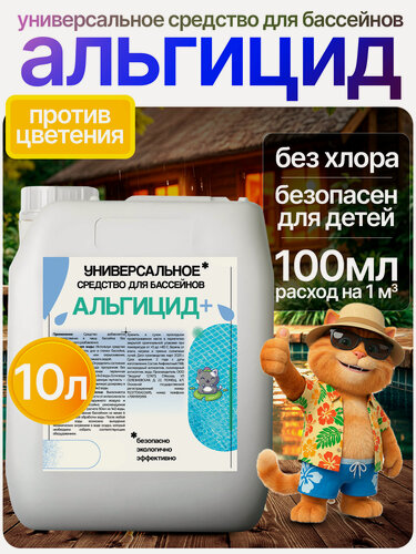 Изображение товара Альгицид для чистки бассейна 10 л
