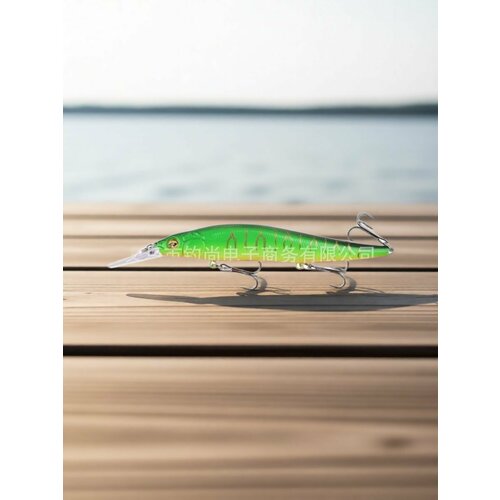 Воблер 135мм 16гр, для ловли щуки и судака на глубине до 4 метров.