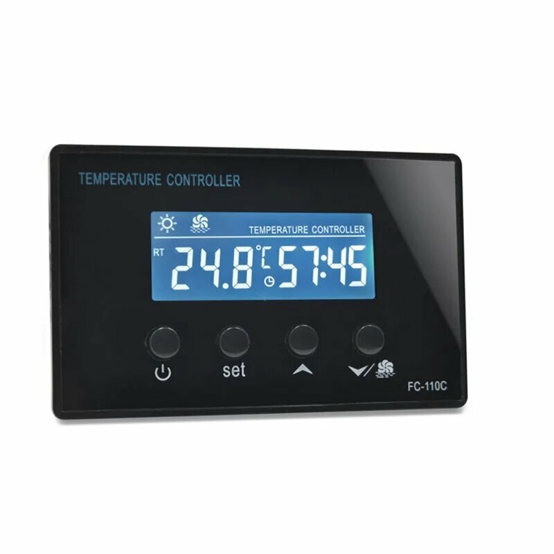 FC-110C 230V10A ЖК-дисплей Мини сауна спа для ног цифровой регулятор температуры с регулятором обратного отсчета термостат