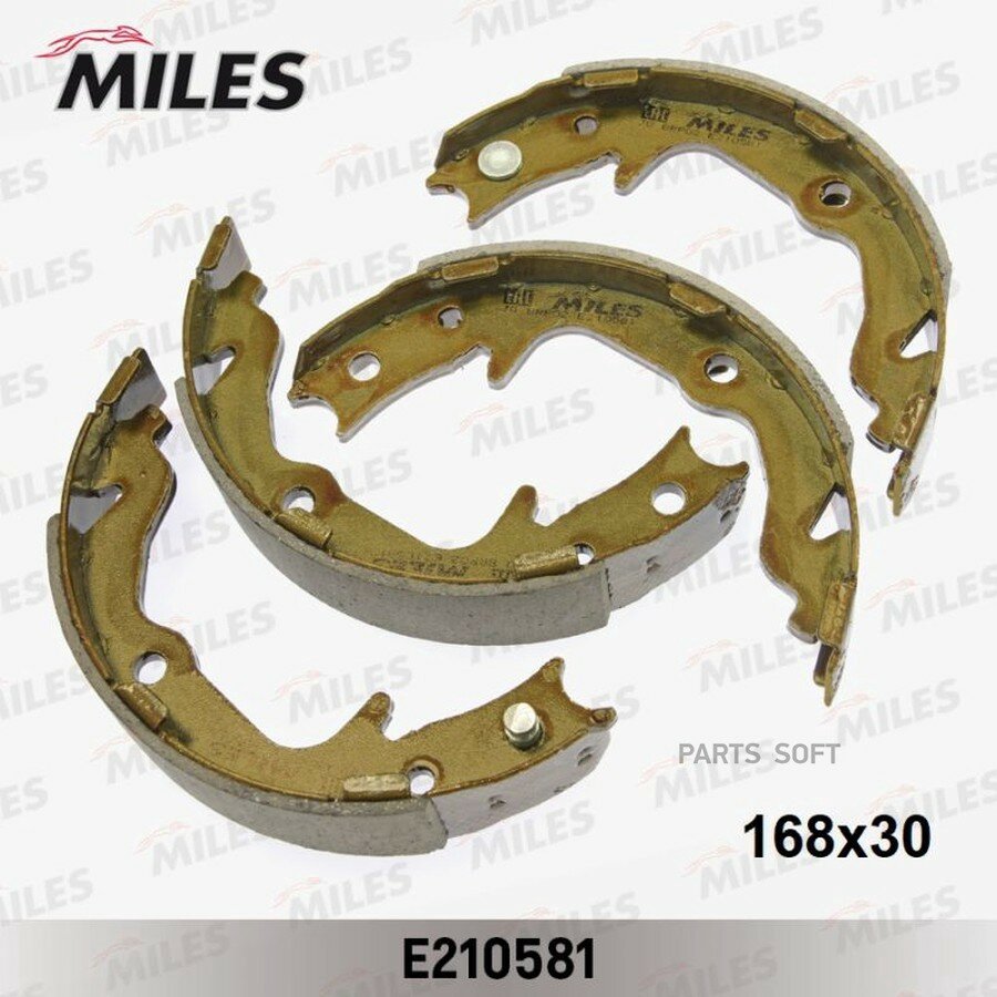 MILES E210581 Колодки ст. тормоза MITSUBISHI ASX 10-/LANCER 08-/OUTLANDER 06-12