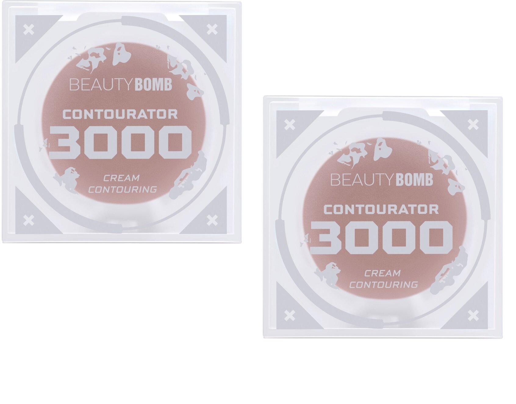 Кремовый контуринг Beauty Bomb Cream contouring «Contourator 3000» тон 01 2шт