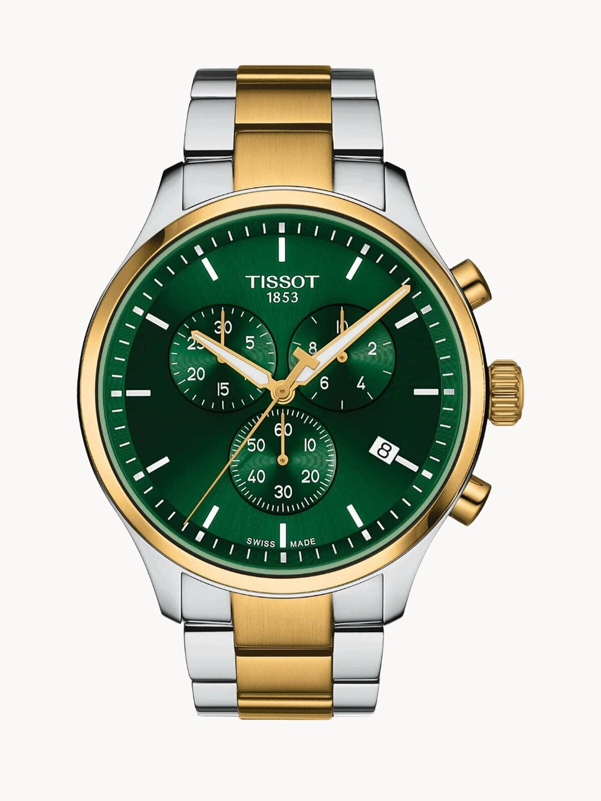 Наручные часы TISSOT, зеленый, золотой, серебряный
