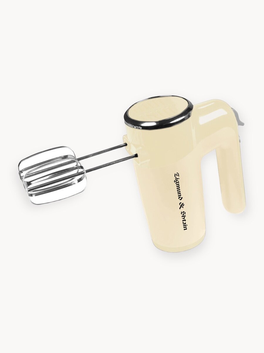 Миксер ручной Zigmund & Shtain ZHM-150, 600 Вт, 6 скоростей, кремовый