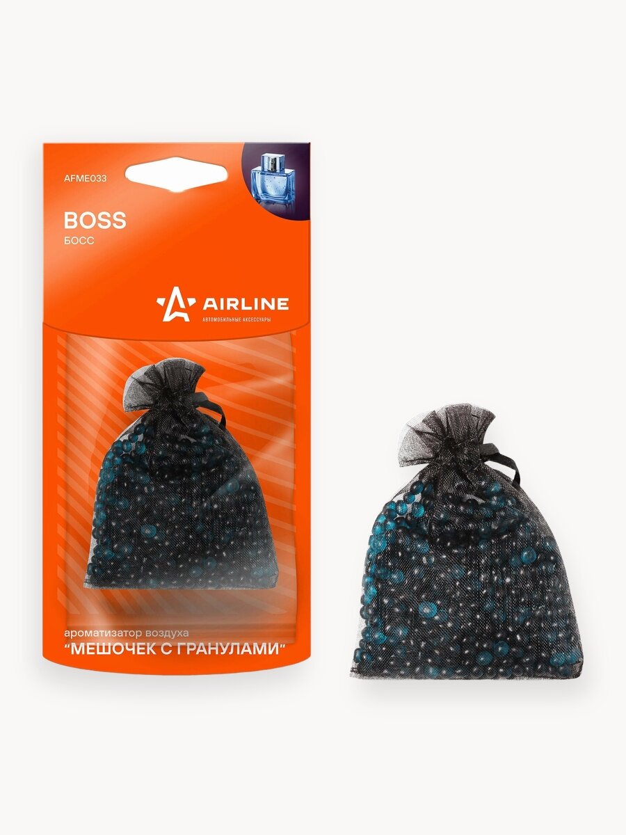 Ароматизатор подвесной "Мешочек с гранулами" Boss Airline AFME033