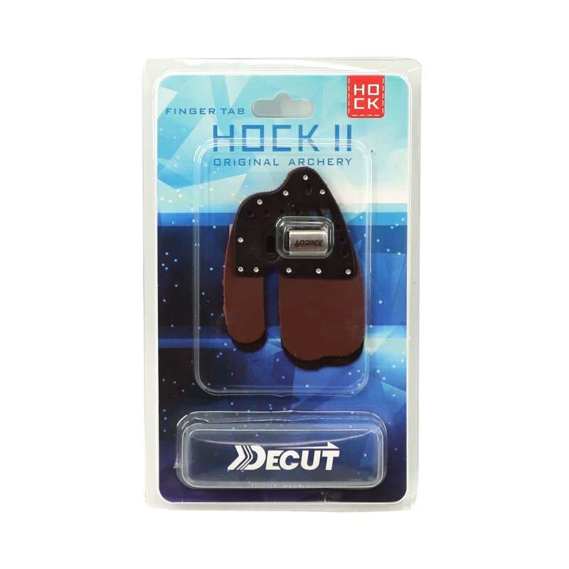 DECUT Кожаная перчатка для пальцев Правая рука размер M HOCK 2-е поколение черная для лука-арбалета