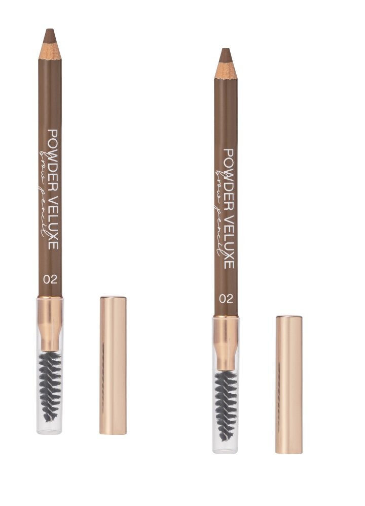 Карандаш для бровей пудровый Vivienne Sabo Crayon a sourcils en poudre «Powder Veluxe» 02 2шт