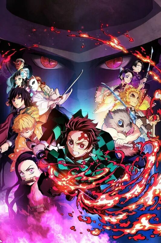 Головоломка 1000 деталей для взрослых, Аниме убийца демонов, Demon Slayer, сложная головоломка, качественный картон, Рождественский подарок, идеальный выбор для развлечений в помещении 50x75cm