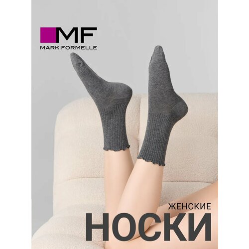 фото Носки mark formelle для женщин, размер 23-25, т.серый меланж