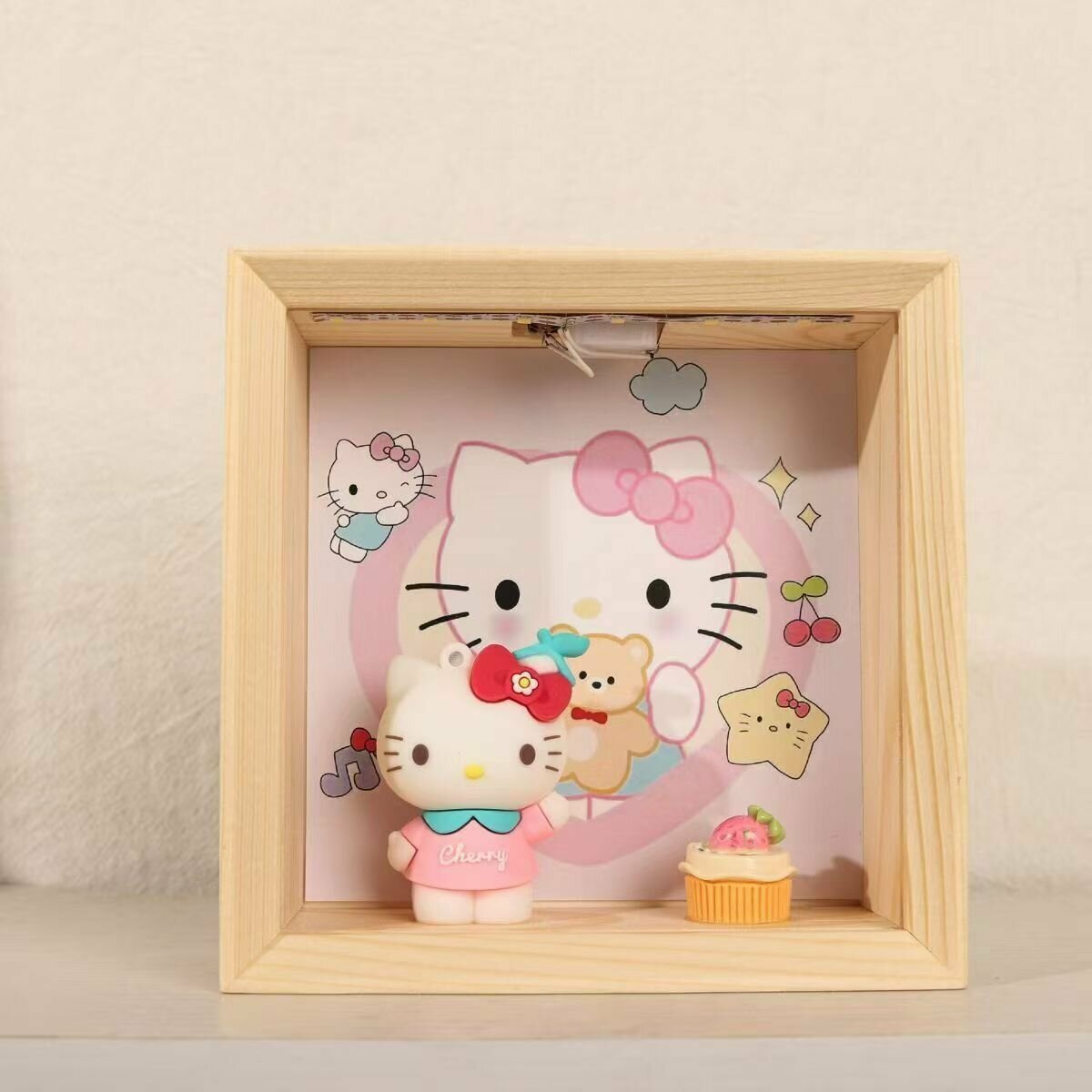Ночной светильник Miniso Hello Kitty с милым мультяшным дизайном идеально подойдет для украшения вашей комнаты.