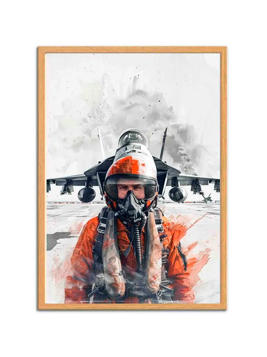 Пилот-птица-кардинал 2, Плакат 30x42см
