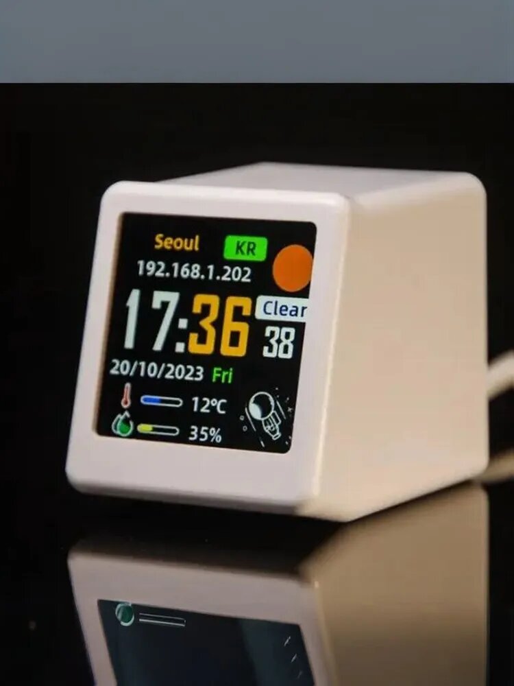 Настольные WiFi часы GeekMagic Smalltv-ultra