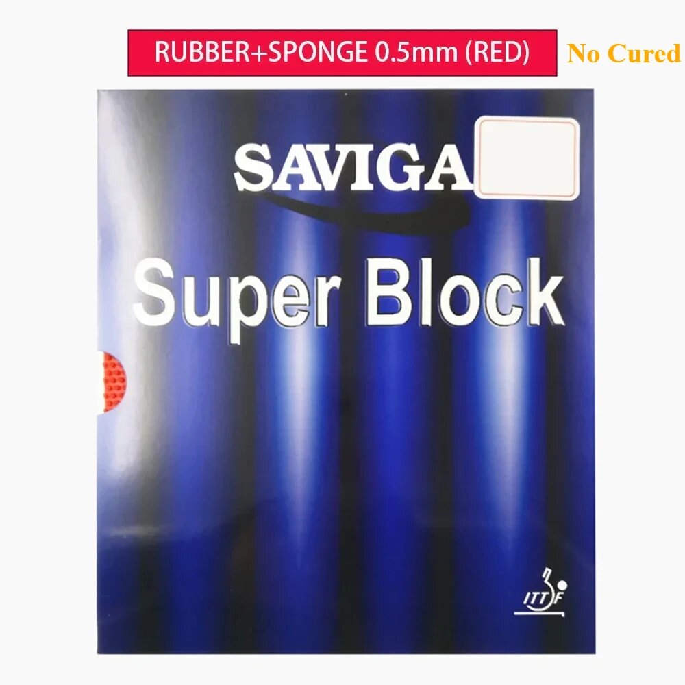 SAVIGA Monster 77 SuperBlock резина для настольного тенниса длинные шипы Красный, SuperBlock 0.5 Red