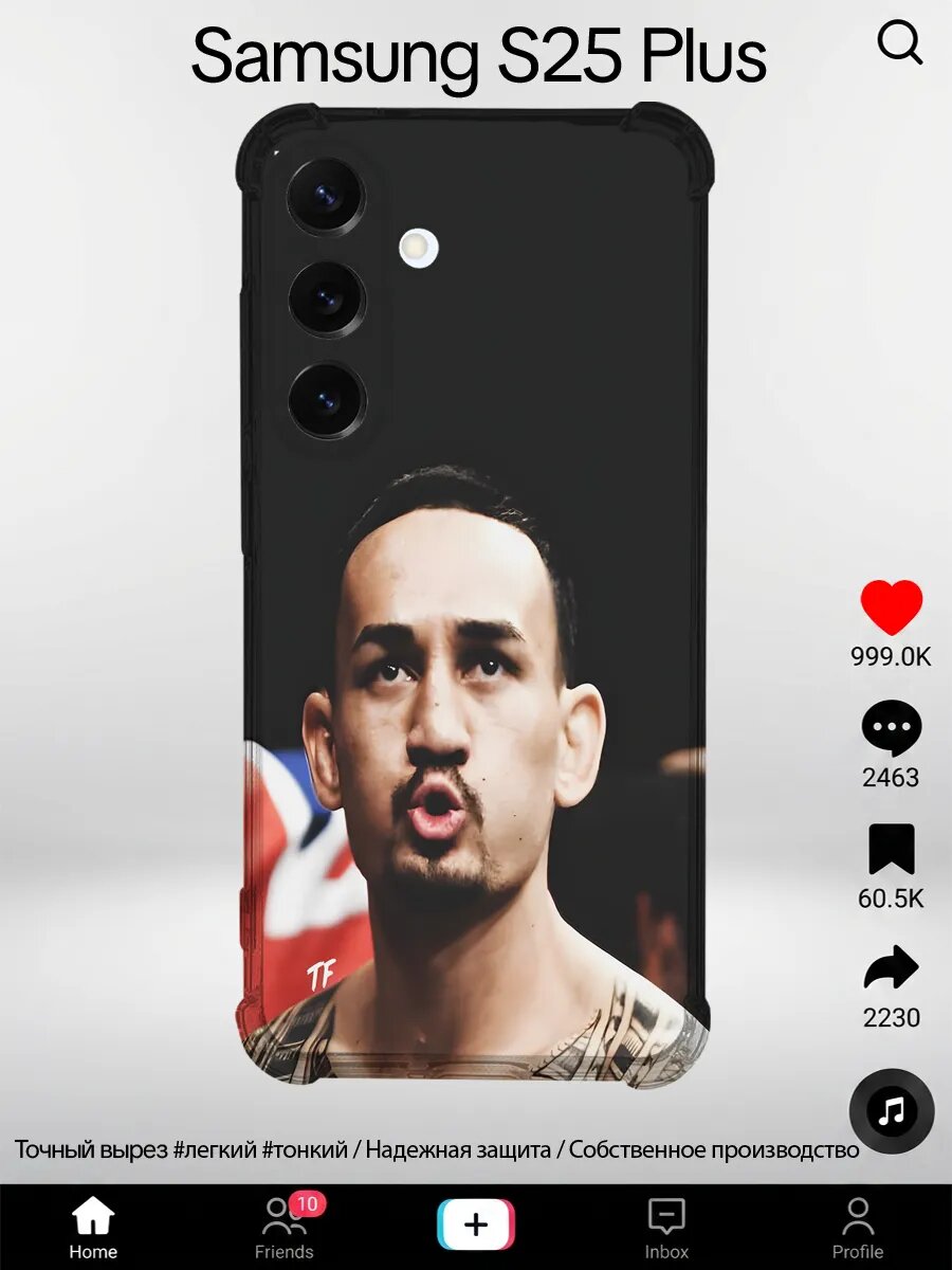 Чехол на Samsung S25plus с принтом Холлоуэй Макс UFC