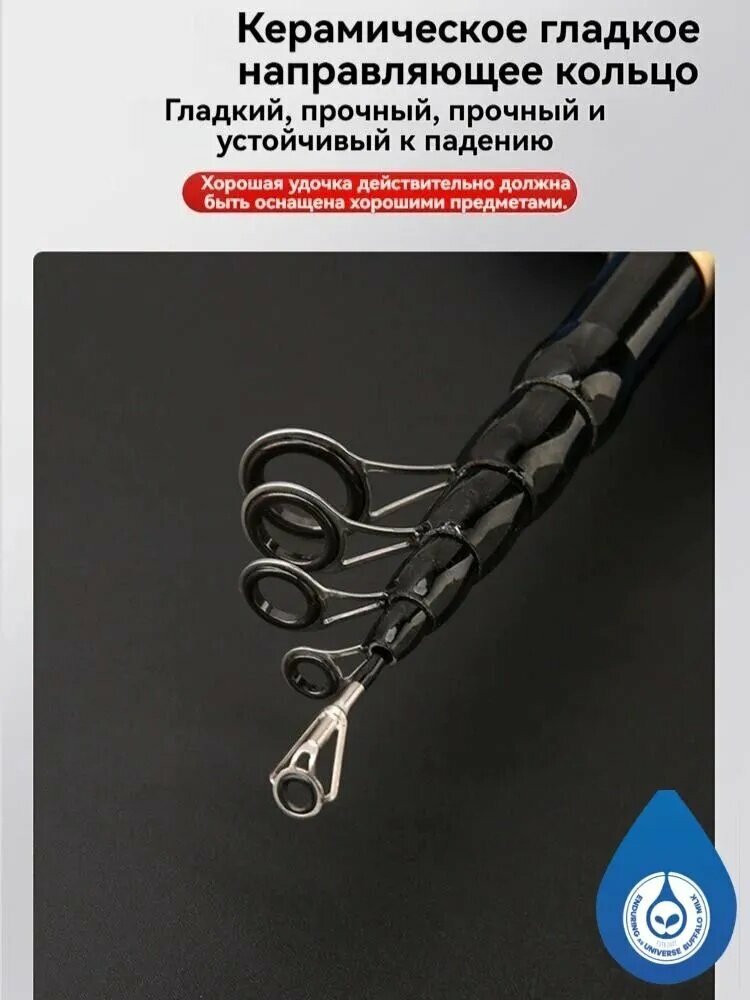Спиннинг, рабочая длина: 240 см , до 3000 гр