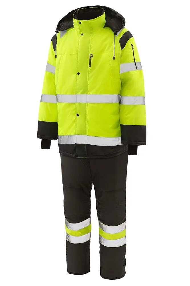 Костюм мужской зимний рабочий Премиум тк. Оксфорд, тёплый комплект спецодежды для зимы: куртка и штаны