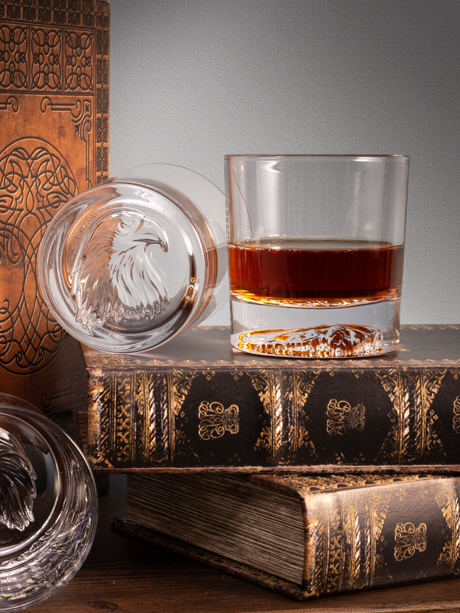 Набор стаканов для виски Lefard "EAGLE", 4 шт, 310 мл, стеклянные — фото 1
