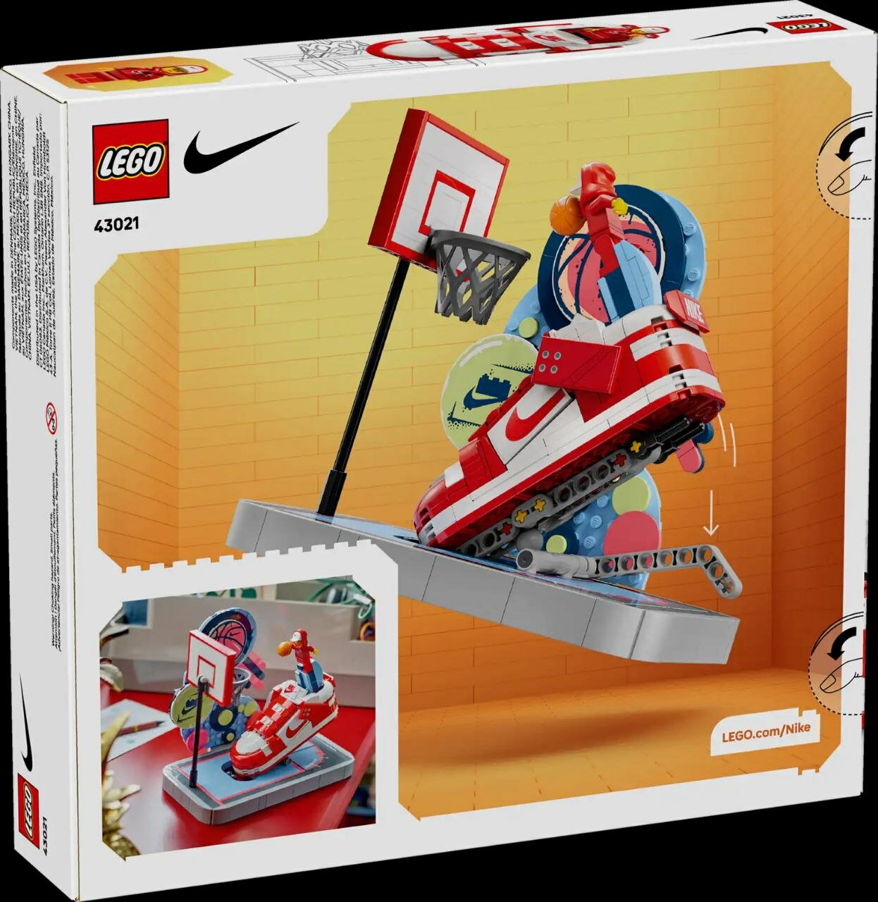 Конструктор LEGO Nike Dunk Trickshot 43021, 454 детали, от 10 лет — фото 1