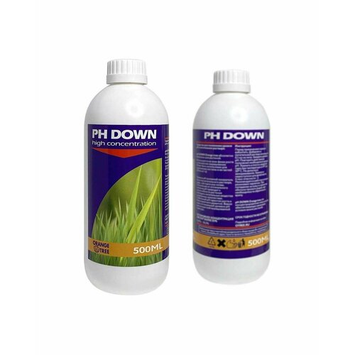 Удобрение Orange Tree pH DOWN 0.5мл, средство для понижения и стабилизации уровня pH в питательных растворах.