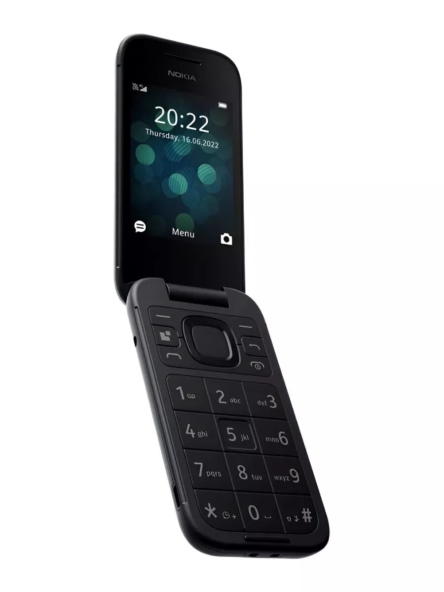 Телефон кнопочный Savdo, Nokia, 2660 Flip, 4G, Android, FM-радио, 2ГБ — фото 1