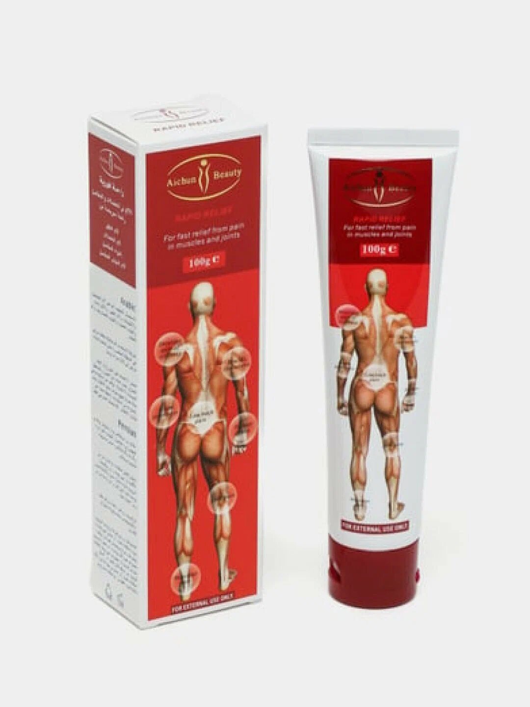 Массажный крем Disaar, обезболивающее, 100 гр, бальзам maz от воспалений и отеков