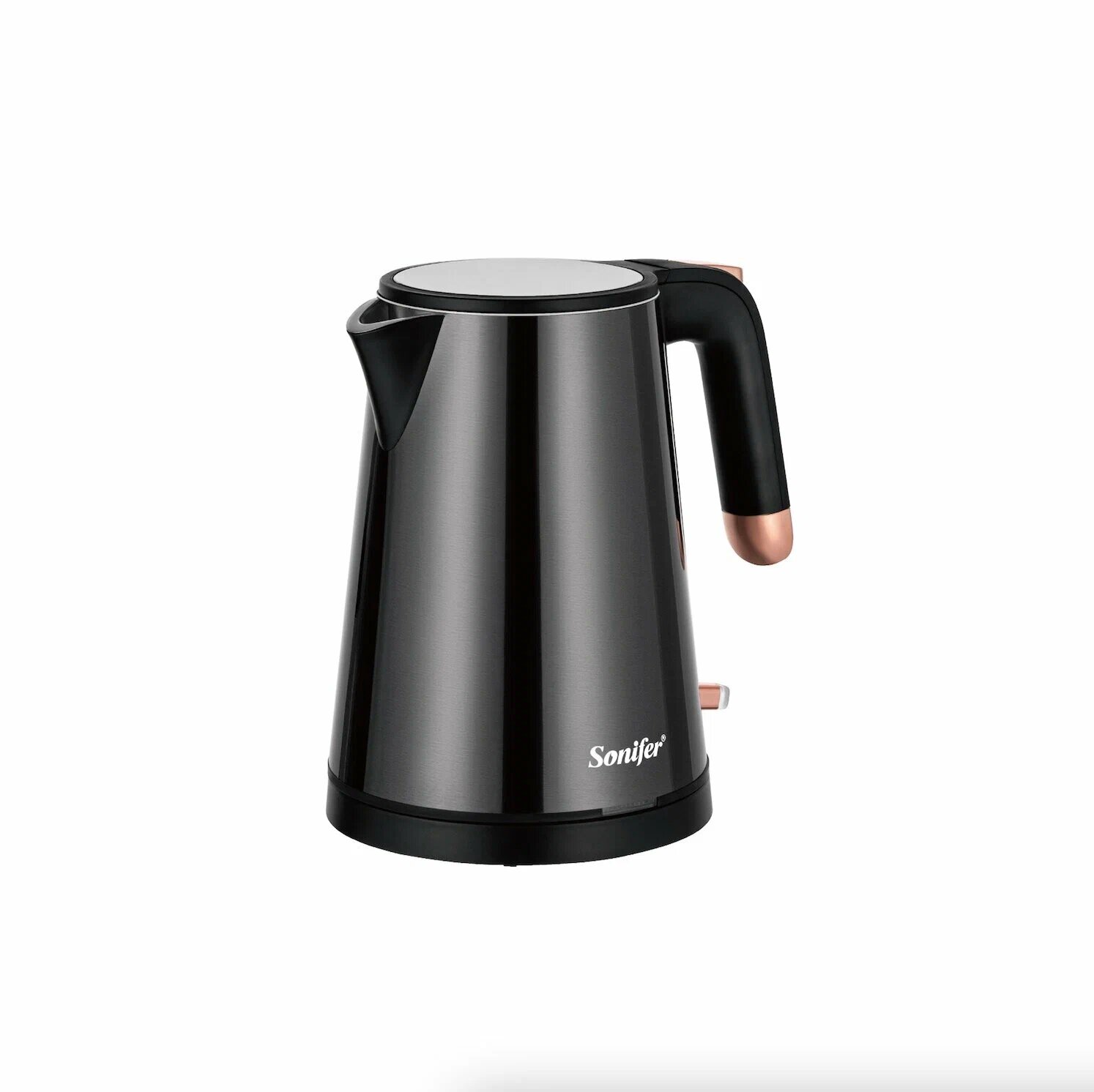 Чайник Sonifer SF-2111, металлический, блокировка без воды, 1л — фото 1