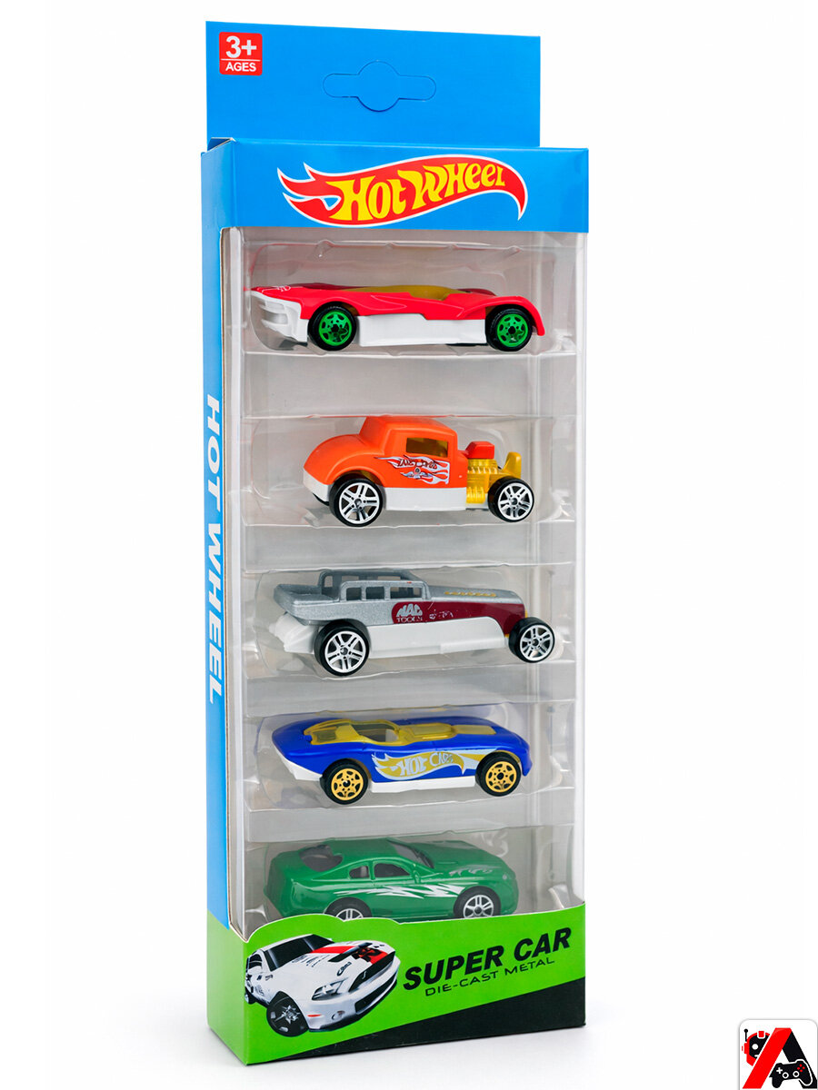 Набор машинок Hot Wheels 5в1 — фото 1