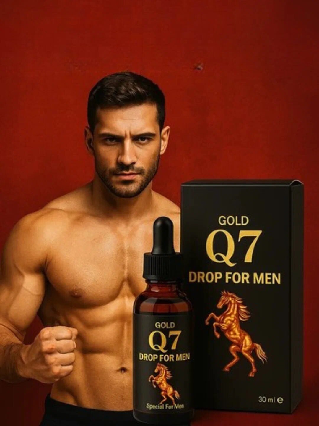 Капли для мужчин "Gold Q7", золото Q7 для мужчин Капли для мужчин виагра