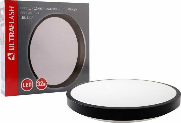 Светильник настенный потолочный LBS-8632 32Вт, 4500К, Flat